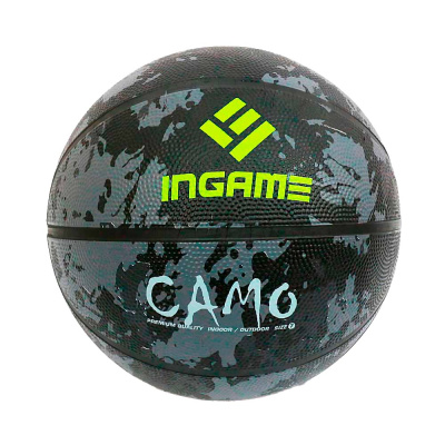 Мяч баскетбольный №7 серый Ingame Camo 1